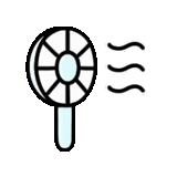 symbolstil, icon shell, candy bar symbol, icon fan, das lüftersymbol