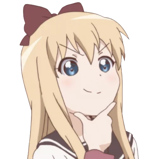 тосино кёко, toshino kyoko, аниме мем лицо, персонажи аниме, yuru yuri аниме