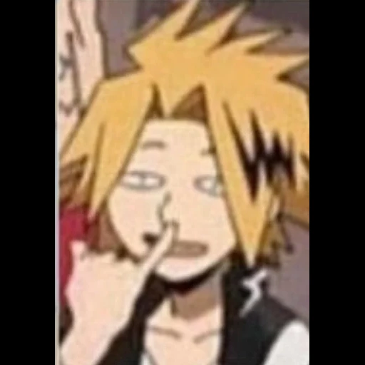 kaminari mga, animation funny, denki kaminari, my hero academy, it's interesting to stop the camera in caminari