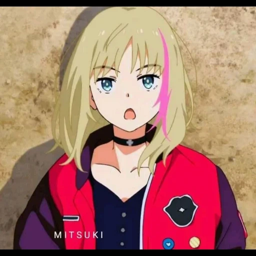 animação, animação fora de sichuan, menina anime, papel de animação, caráter de anime menina