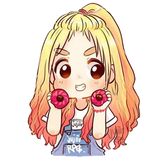 chibi, bild, taeyeon snsd, anime charaktere, anime schwänze