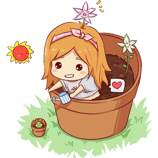 chibiki, blich chibiki, chibi girl hat, orihime inoue chibi, lovely arts alice chibi