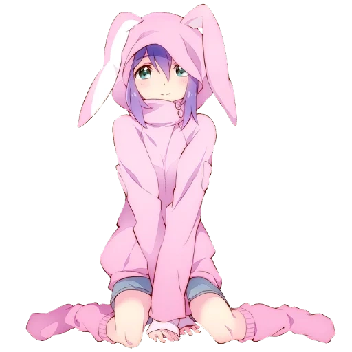 dia, animação, coelho, animação de coelho, personagem de anime