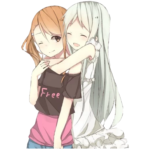 picture, anime girlfriends, anime girlfriends, anime two friends, idolmaster iori minase yuri yuri