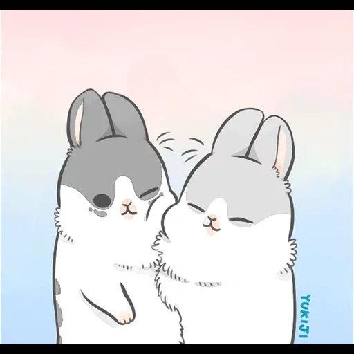 lapin, cher lapin, machiko rabbit, lapin machiko, rabbits de dessins animés mignons