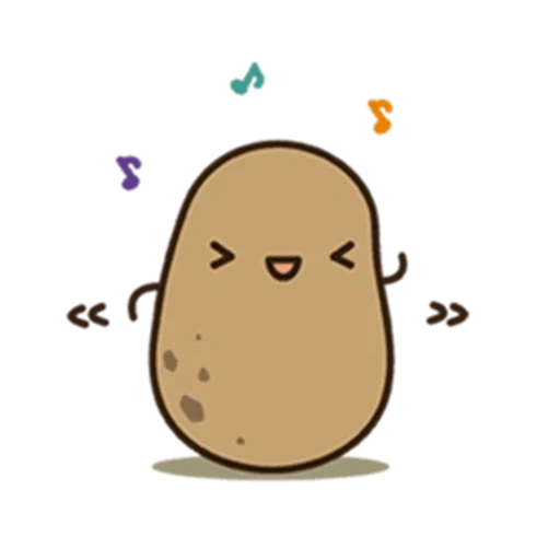 potato, kentang, kentang, sweetheart potato, kentang lucu