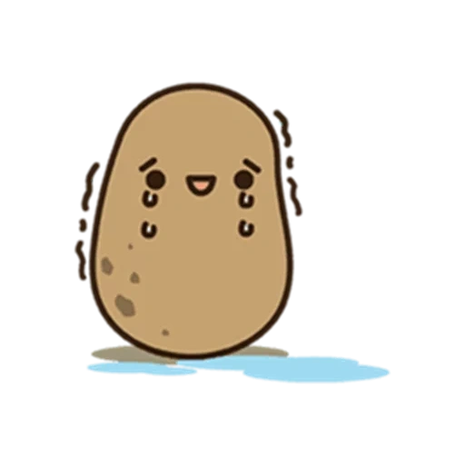 potato, batatas, batatas doces, padrão de batata, batatas de kawai