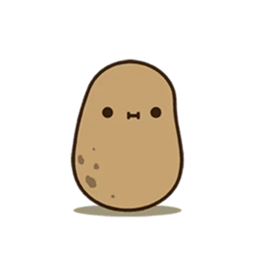 potato, картошкаааа, милая картошка, картошка кавай, живая картошка