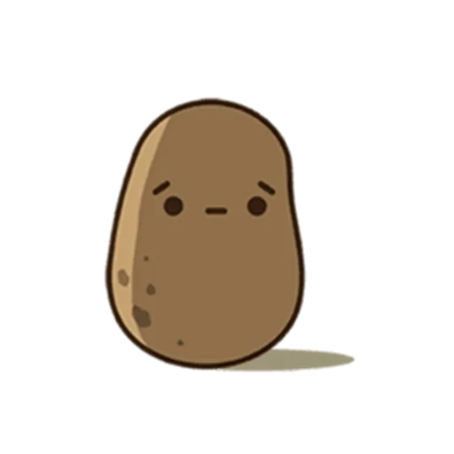potato, seni kentang, pola kentang, kentang sedih, kawai kentang portato