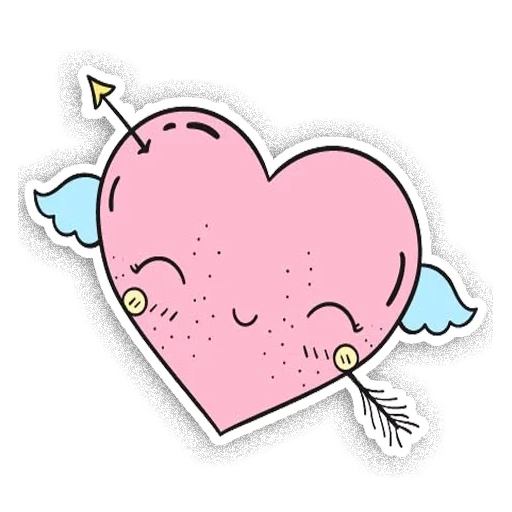 corazón, clipart, amor de corazón, el corazón es dulce, ilustración del corazón