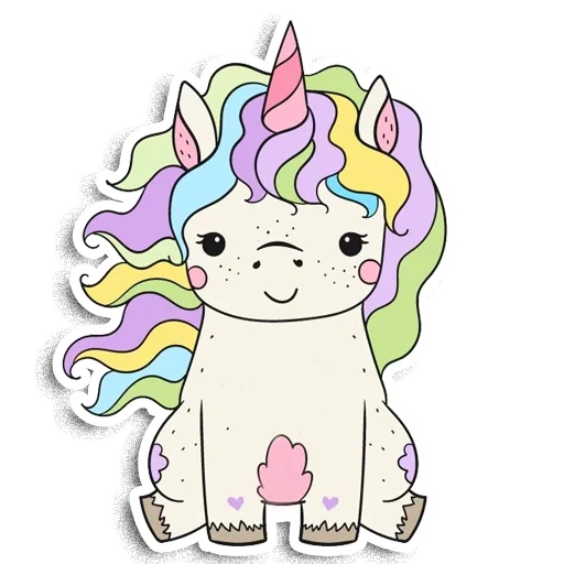 licorne, licorne de bubsi, licorne, licorne de cavai, motif licorne mignon