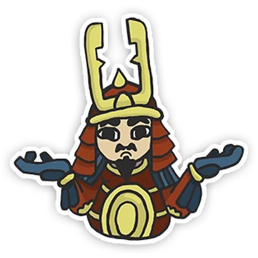 anime, personaje, broche de loki, calavera el shogun segun, yo-kai mira reuknight