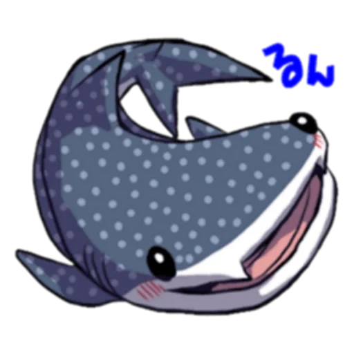 balena, robo shark, squalo balena, shark chibi kawai, arte dello squalo balena carino