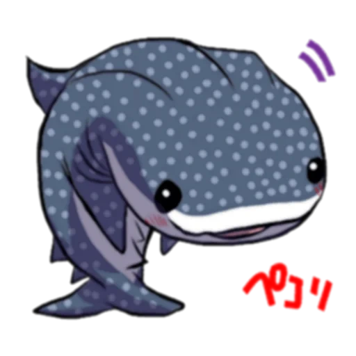 ballena, figura, tiburón chibi, patrón de tiburón ballena, caricatura de tiburón ballena