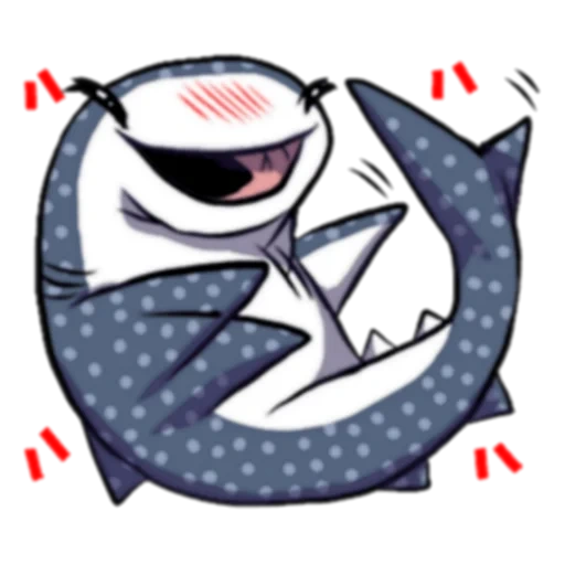 hai, haizeichnung, shark chibi kawai, haifisch illustration, hai ist eine süße zeichnung