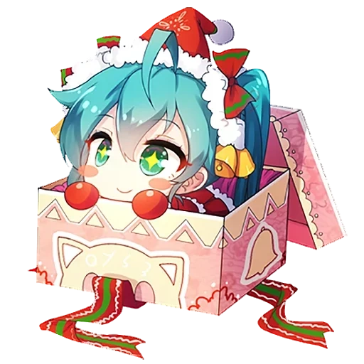 chibi miku, chibi anime, hatsumi mihisa, chibi vocals, miku weihnachten chibi