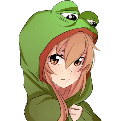 pepe sile, anime pepe, kodok anime, anime frog, katak hewan