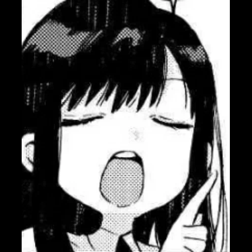 manga, imagen, manga de anime, dibujos de anime, nagatoro ahegao