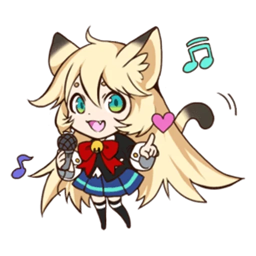 sorea n'est pas, anime chibi, personnages d'anime, ia vocaloïde chibi, chant le prince chibi