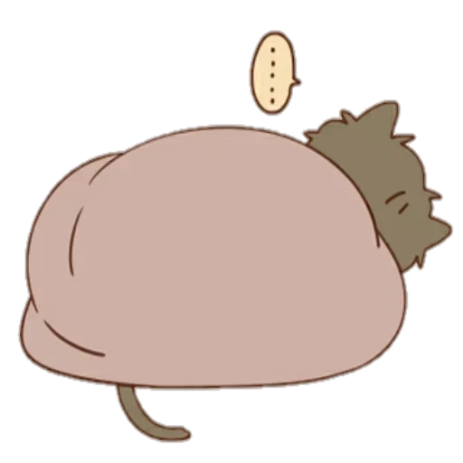 gato, empuje, pushin de gato, gato pusheen, pusheen el gato