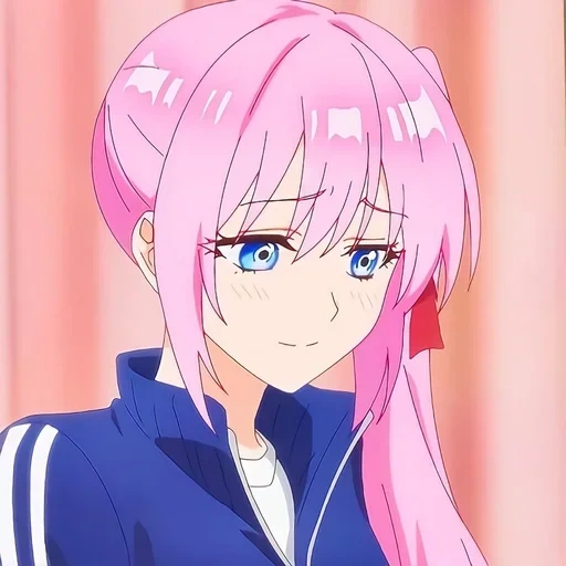 anime, menina anime, animação rosa, menina anime, papel de animação