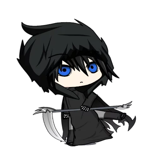 anime, anime chibi, hajime chibi, noctis lucis chibi, gacha world phantom