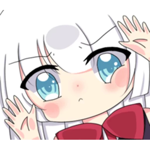 chibi, necopala, date a live, anime emoticons, cannes shenwei anime