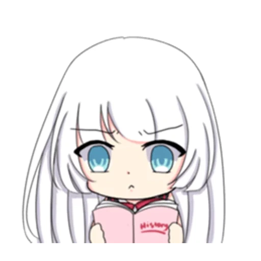 chibi, anime, anime chibi, anime kawaii, anime charlotte chibi