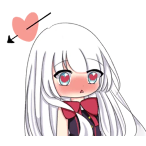 chibi, anime, date a live, anime emoticons, anime charlotte chibi