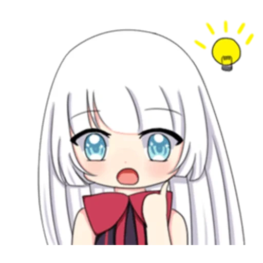 chibi, datez en direct, emoji anime, anime charlotte chibi, anime de discorde des emoji