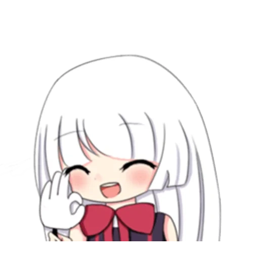 la parete rossa, anime, emoticon anime, faccine smiley anime, anime charlotte chibi