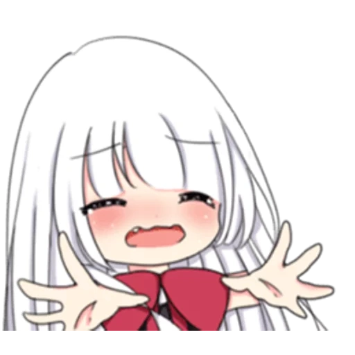 chibi, anime, date a live, anime emoticons, anime charlotte chibi