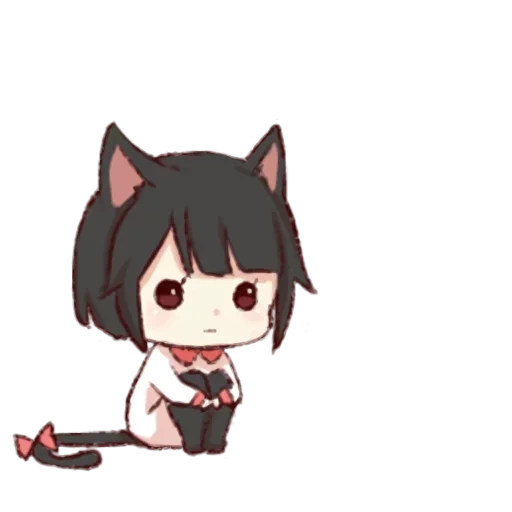 animation, wannyan, chibi noko, kavai animation, cat animation