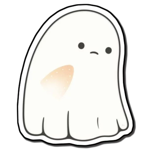 ghost, клипарт, cute ghost, white ghost, милое приведение