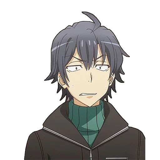 anime, personnages d'anime, hikigay khachiman, hatiman hikigai plans, anime oregairu khachiman