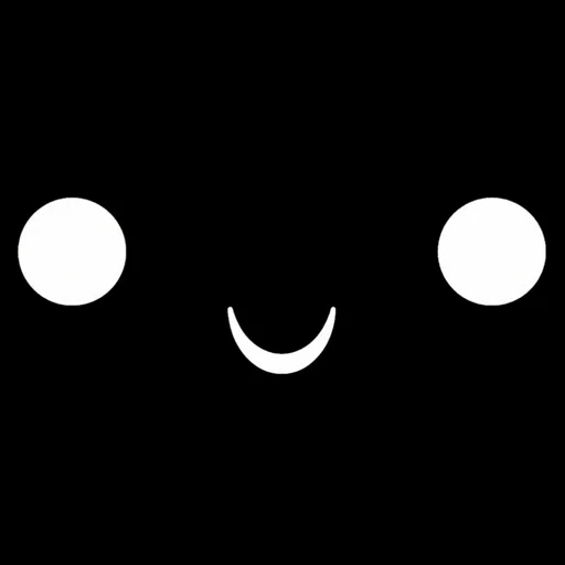 visage, ténèbres, jeu ouo, fond noir, fond d'écran noir kawaii