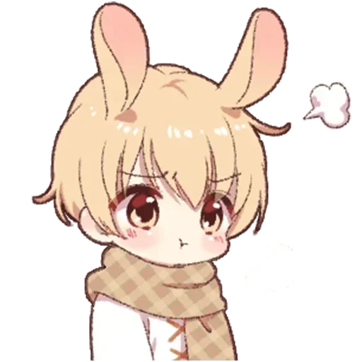 chibi, conejitos, kun bunny, anime nyashny, personajes de anime