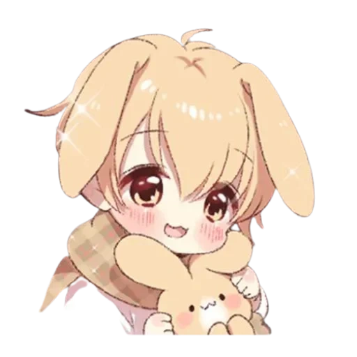 bunny boy, kelinci kun, kelinci kun, anime girl, kelinci shotakun