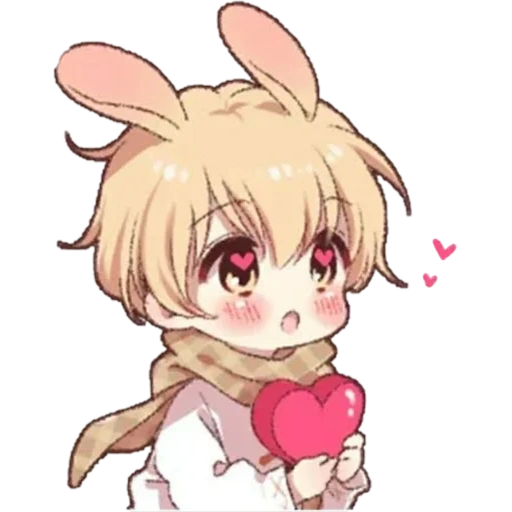 chibi, chibiki, kun bunny, anime chibi, shota kun bunny