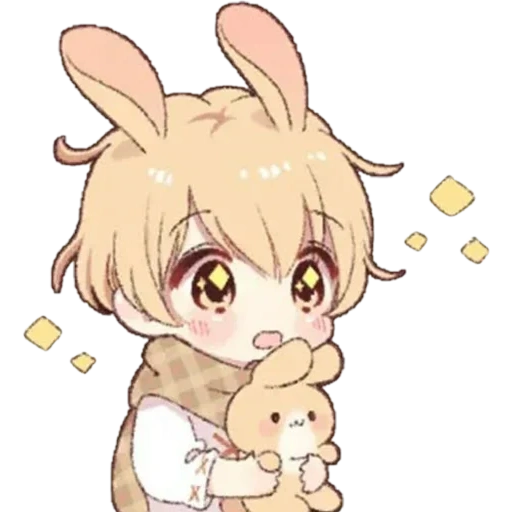 chibi, coelho kun, animação chibi, coelho kun, coelho xiaotakun