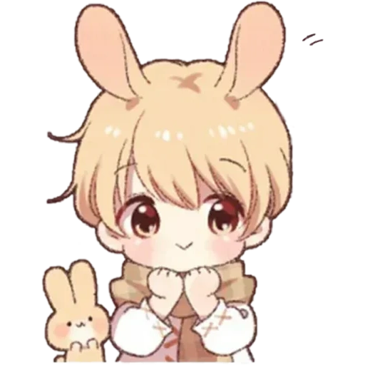 chibi, picture, kun bunny, rabbit kun, shota kun bunny
