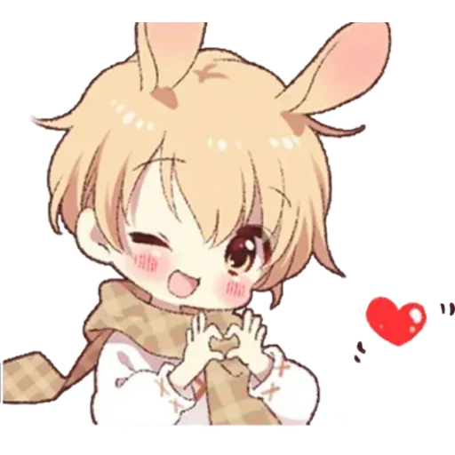 chibi, kun bunny, bunny-kun, shota kun bunny, boys bunnies of anime