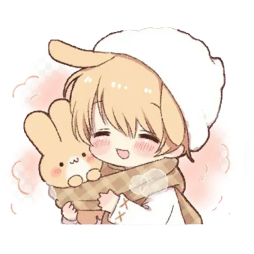 image, chibiki mignon, shota kun bunny, chibiki garçons, cartes de garçon de lapin