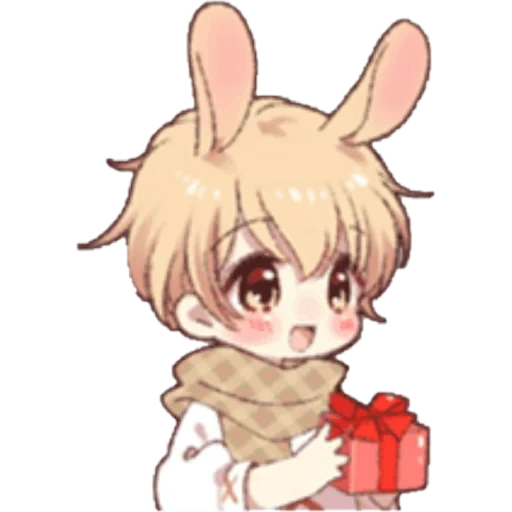 chibi, kun bunny, anime chibi, anime chibiki, shota kun bunny