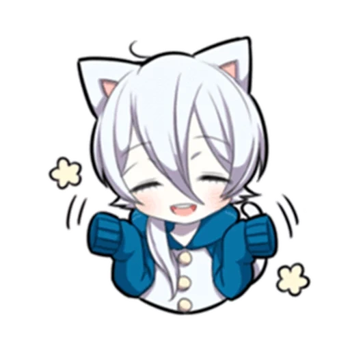 algum, anime, shiro neko, gatinho branco