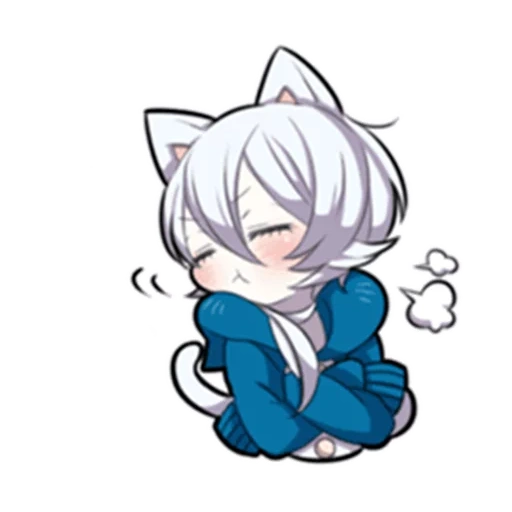 algum, shiro neko, gatinho branco