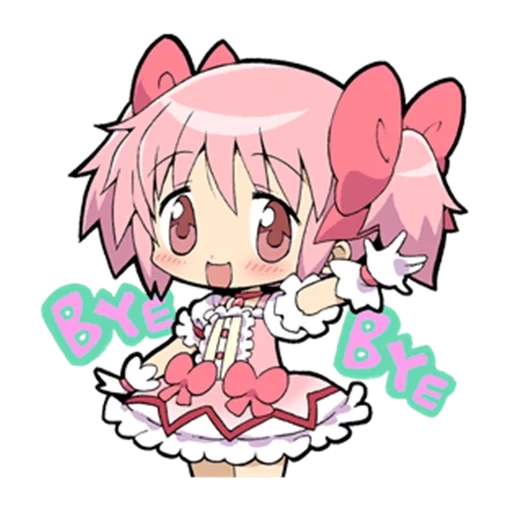 madoka, мадока чиби, мадока магика, мадока канамэ, девочка-волшебница мадока