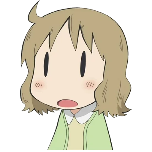 nichijou, cartoon cute, nichijou yukko, cartoon characters, little things about sakurai quansheng