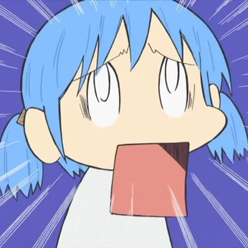 чиби, nichijou, nichijou мио, мемпак аниме, nichijou лица