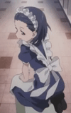 animation, anime girl, anime maid, cartoon characters, cartoon chidanda maid
